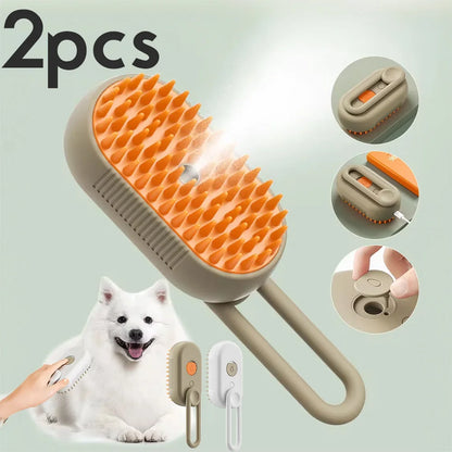 Cepillo para Gatos, Removedor de Pelo, Cepillo de Vapor Eléctrico, Guante de Limpieza para Perros, Elimina el Pelo Suelto, Accesorios para Gatos