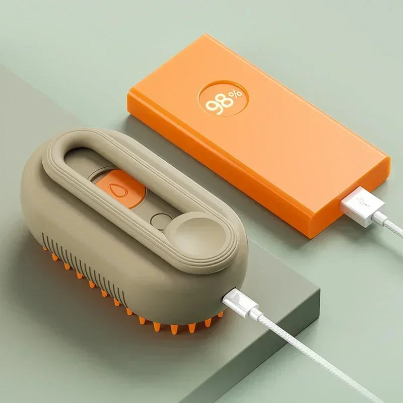 Cepillo para Gatos, Removedor de Pelo, Cepillo de Vapor Eléctrico, Guante de Limpieza para Perros, Elimina el Pelo Suelto, Accesorios para Gatos