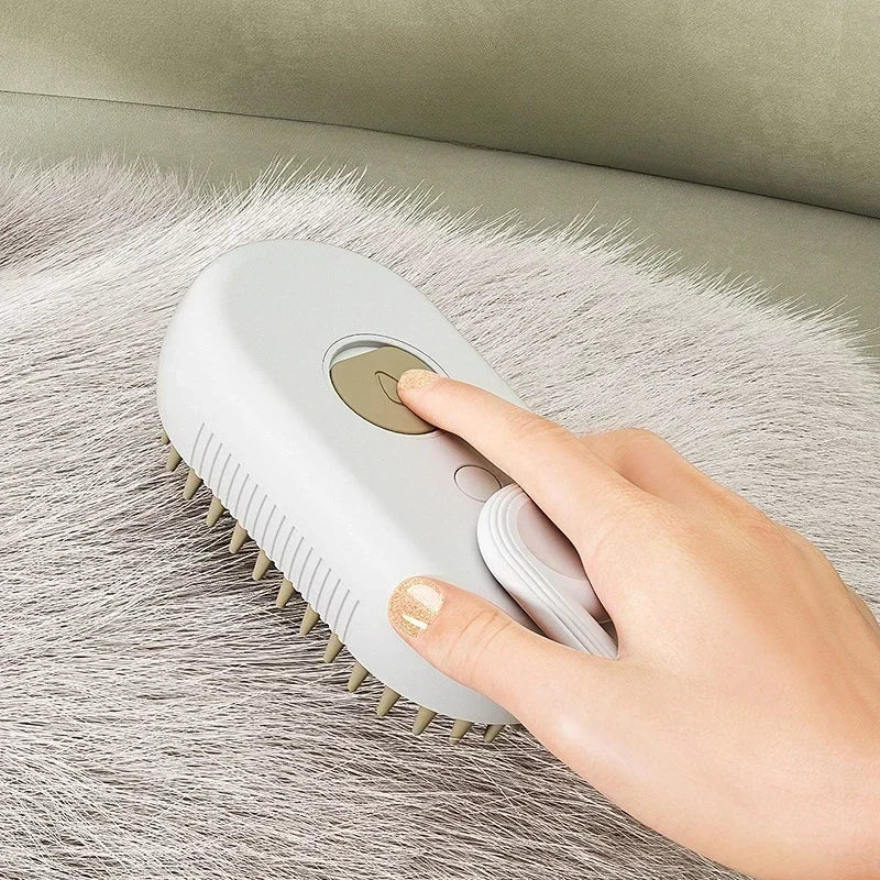 Cepillo para Gatos, Removedor de Pelo, Cepillo de Vapor Eléctrico, Guante de Limpieza para Perros, Elimina el Pelo Suelto, Accesorios para Gatos