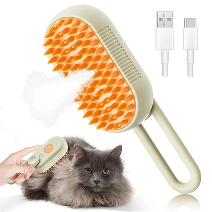 Cepillo para Gatos, Removedor de Pelo, Cepillo de Vapor Eléctrico, Guante de Limpieza para Perros, Elimina el Pelo Suelto, Accesorios para Gatos