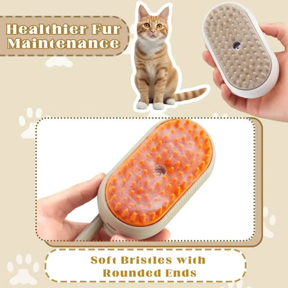 Cepillo para Gatos, Removedor de Pelo, Cepillo de Vapor Eléctrico, Guante de Limpieza para Perros, Elimina el Pelo Suelto, Accesorios para Gatos
