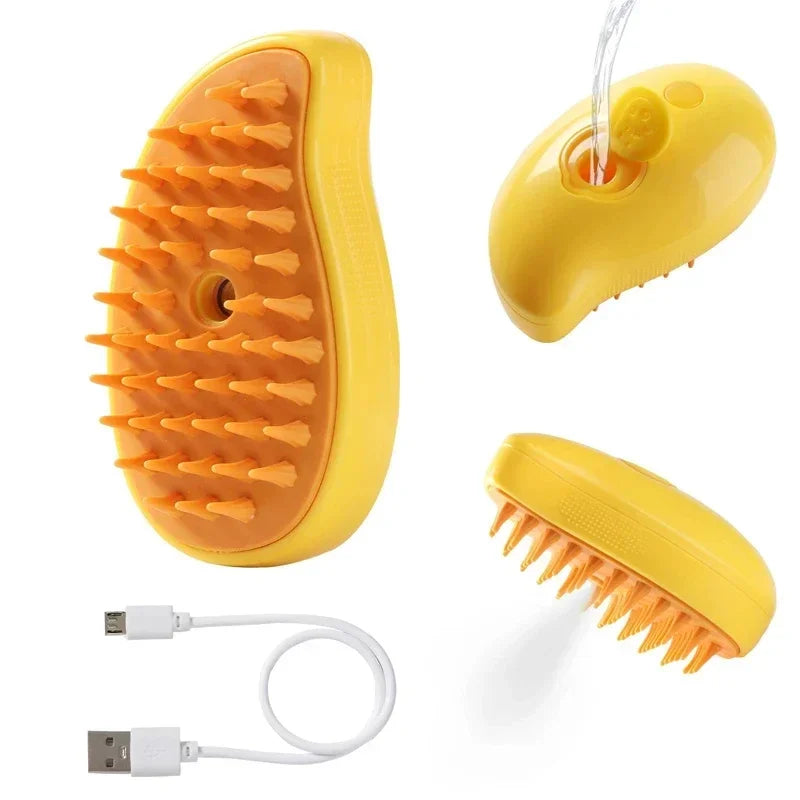 Cepillo para Gatos, Removedor de Pelo, Cepillo de Vapor Eléctrico, Guante de Limpieza para Perros, Elimina el Pelo Suelto, Accesorios para Gatos