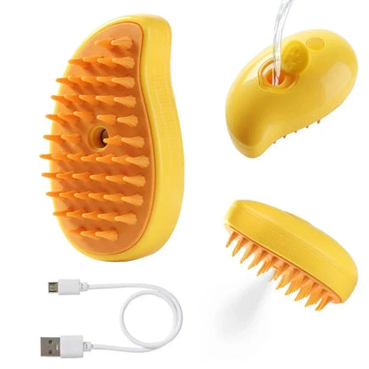 Cepillo para Gatos, Removedor de Pelo, Cepillo de Vapor Eléctrico, Guante de Limpieza para Perros, Elimina el Pelo Suelto, Accesorios para Gatos